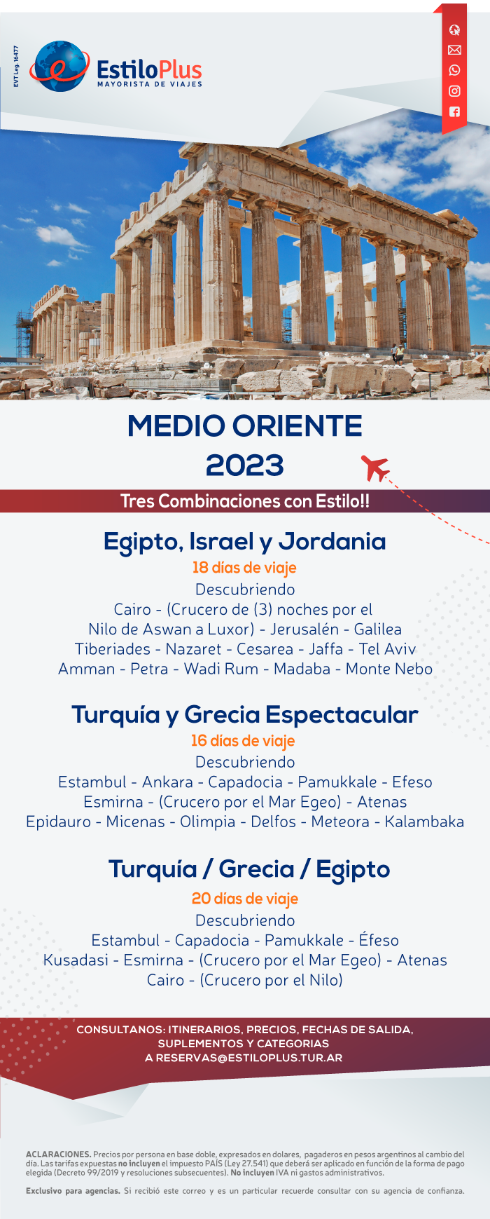 Turquía en oferta con Mapaplus. Desde 375 dólares por pasajero en base doble. Salidas 8 y 15 de Enero, 5 y 26 de Febrero. 12 y 19 de Marzo.