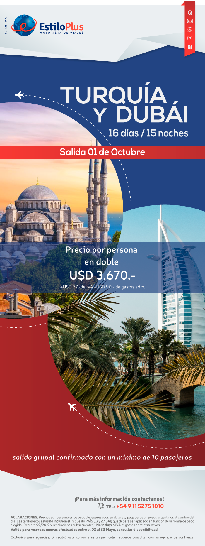 Turquía en oferta con Mapaplus. Desde 375 dólares por pasajero en base doble. Salidas 8 y 15 de Enero, 5 y 26 de Febrero. 12 y 19 de Marzo.