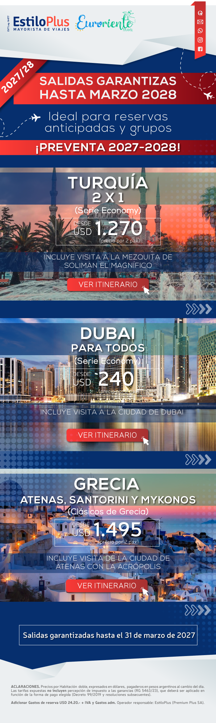 Turquía en oferta con Mapaplus. Desde 375 dólares por pasajero en base doble. Salidas 8 y 15 de Enero, 5 y 26 de Febrero. 12 y 19 de Marzo.